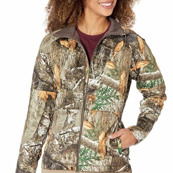 Under Armour Women's Brow Tine Realtree Edge Mid Season Jacket 1316695-991 NWT - Picture 1 of 14